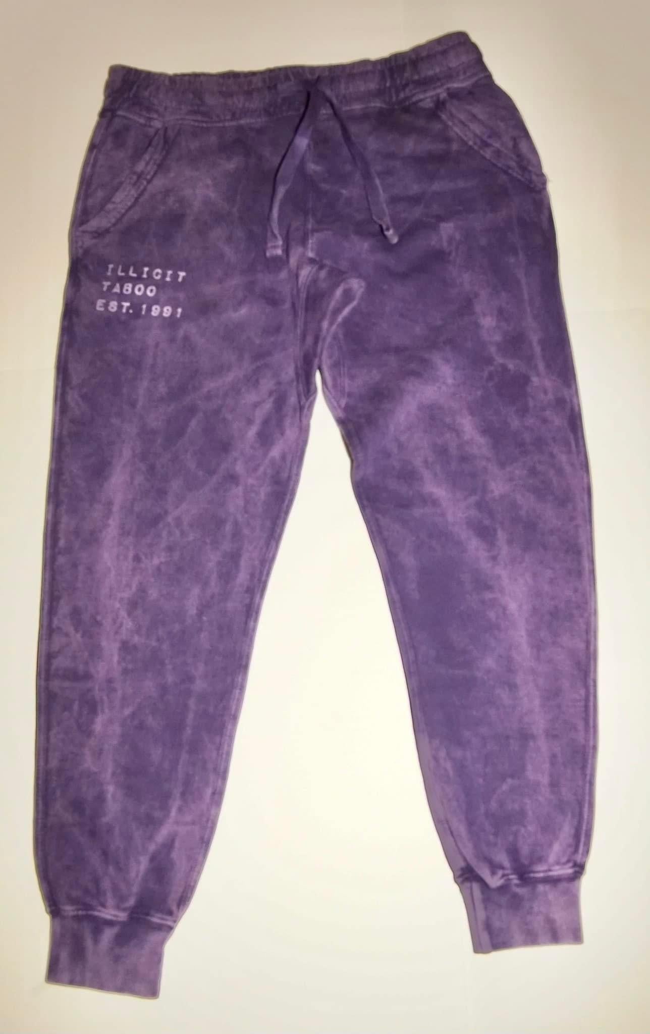 Purple Illicit Taboo Jogger and Hoodie Set