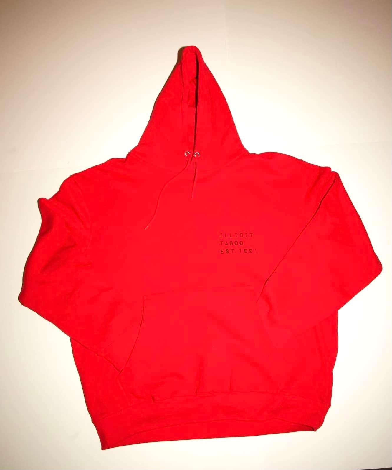 Red Illicit Taboo Jogger and Hoodie Set